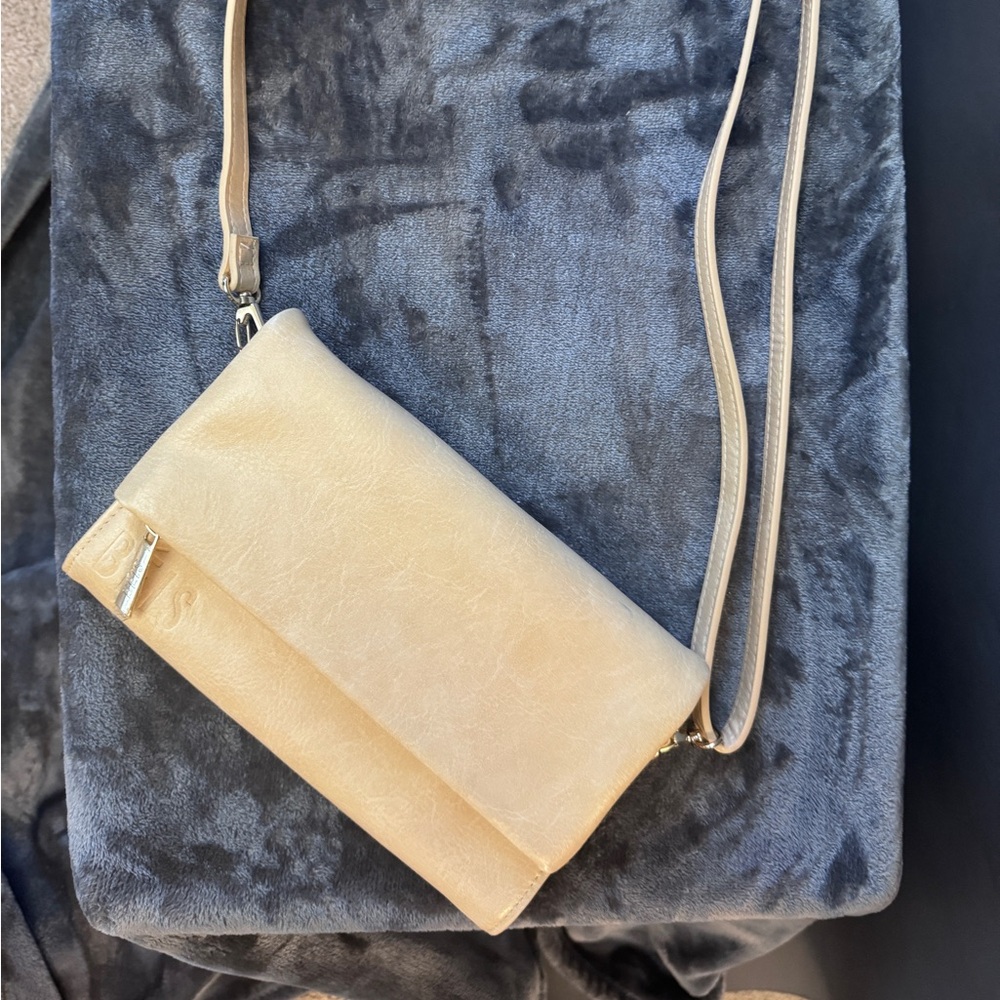 BEIS Cream Crossbody Bag